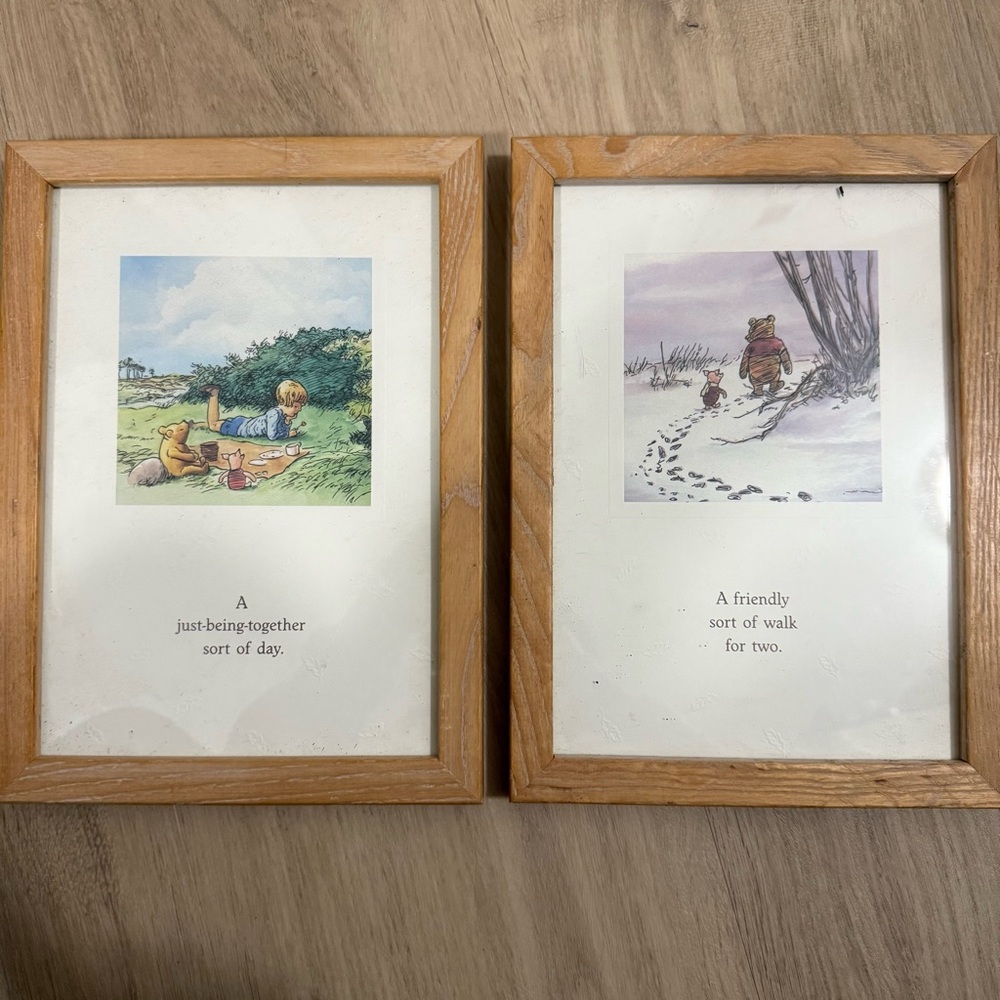 Winnie the Pooh framed art prints
